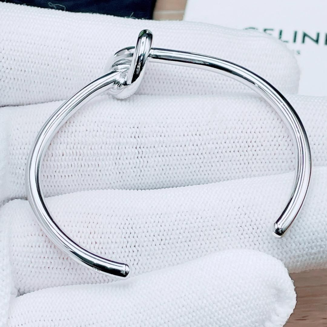 ◇セリーヌ◇新品仕上済 CELINE ノット エクストラシン ブレスレット