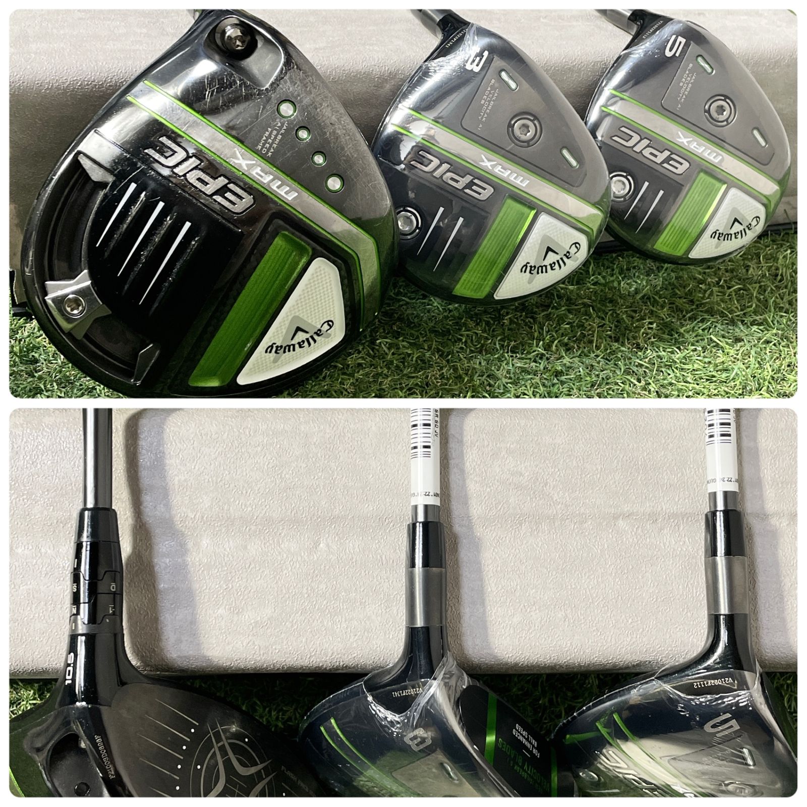 貴重レフティ】Callaway EPIC MAX ゴルフクラブセット 11本 SR メンズ