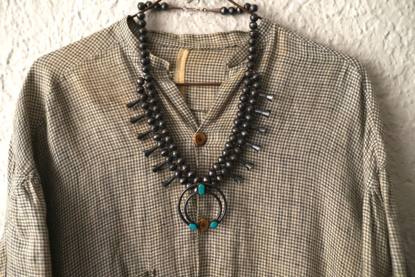 Navajo ナバホ族 シャドーボックス スカッシュブロッサム シルバー 