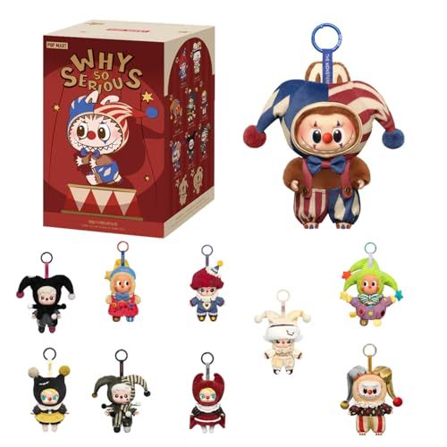 1ピース WHY SO SERIOUS POP MART シリーズ ぬいぐるみペンダント ラブブ ホワイ ソー シリアス エネルギー エナジー ポップマート キーホルダー プレゼント m