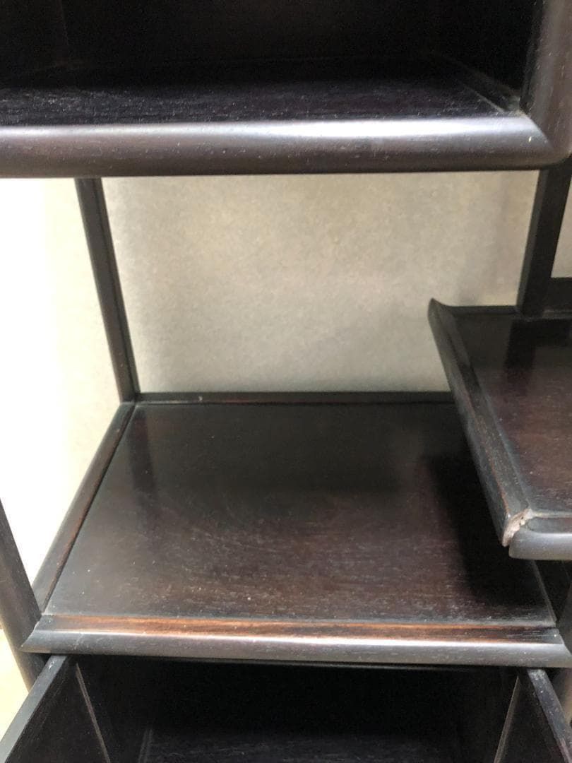 茶棚 茶箪笥 飾り棚 違い棚 茶道具透かし彫り 和箪笥 アンティーク 茶棚 茶箪笥 飾り棚 違い棚 茶道具透かし彫り 和箪笥 アンティーク