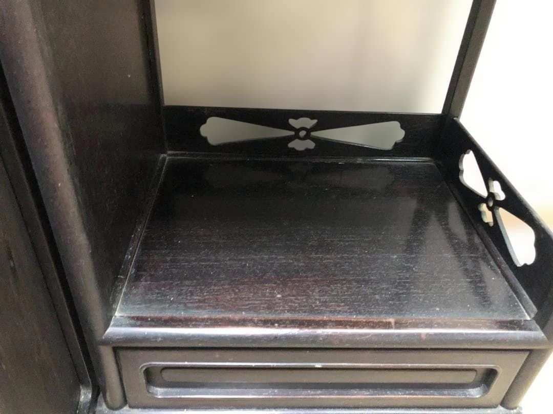 茶棚 茶箪笥 飾り棚 違い棚 茶道具透かし彫り 和箪笥 アンティーク 茶棚 茶箪笥 飾り棚 違い棚 茶道具透かし彫り 和箪笥 アンティーク