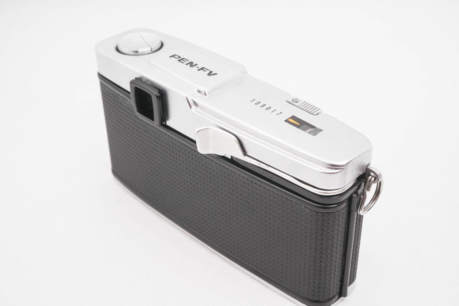 美品 カメラケース付属 OLYMPUS PEN-FV SILVER + F.Zuiko Auto-S 38mm