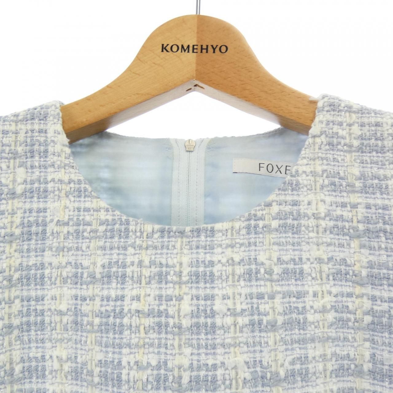 極美品☆FOXEY フォクシー ワンピース ベージュ 40 フォクシー