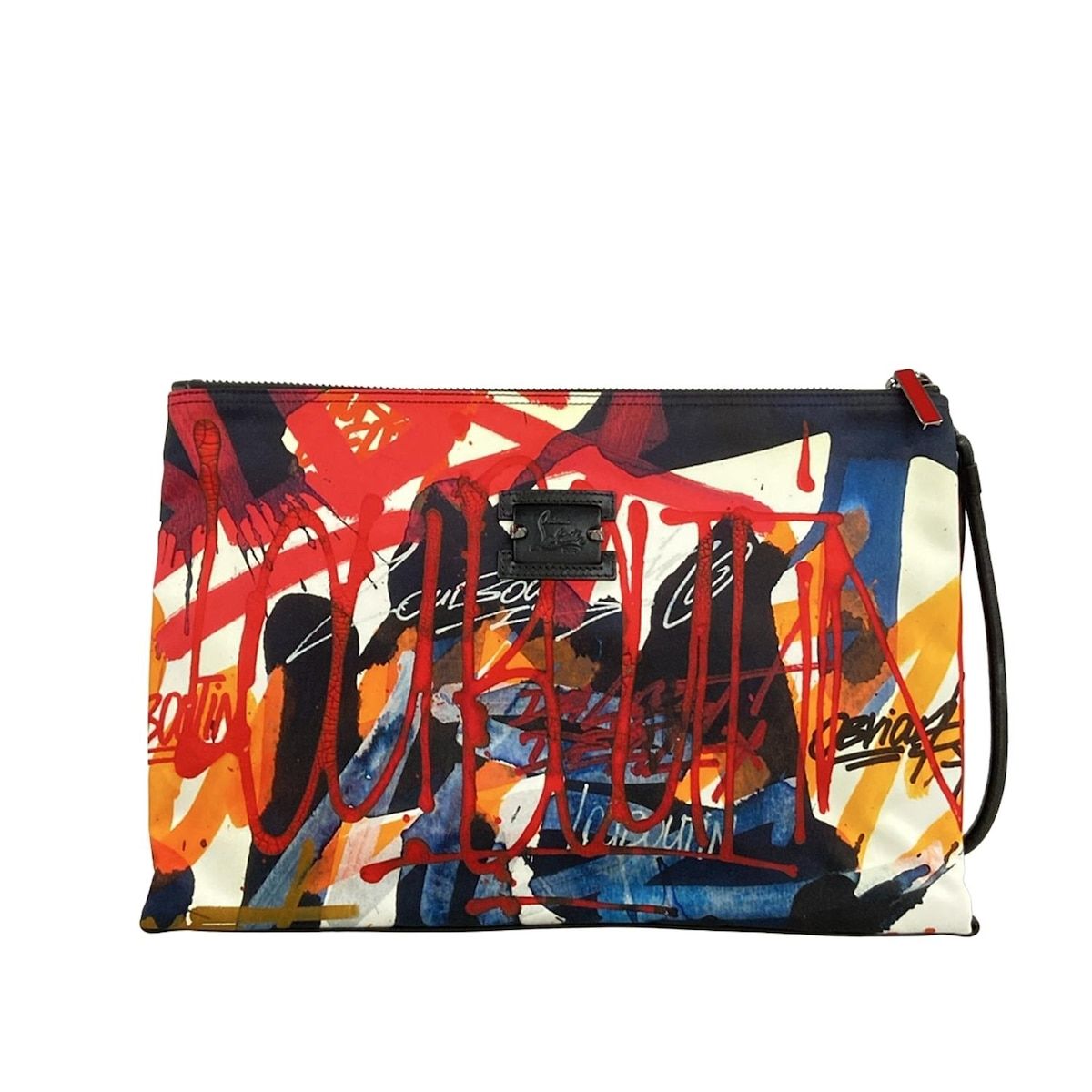 CHRISTIAN LOUBOUTIN(クリスチャンルブタン) クラッチバッグ美品 - 黒