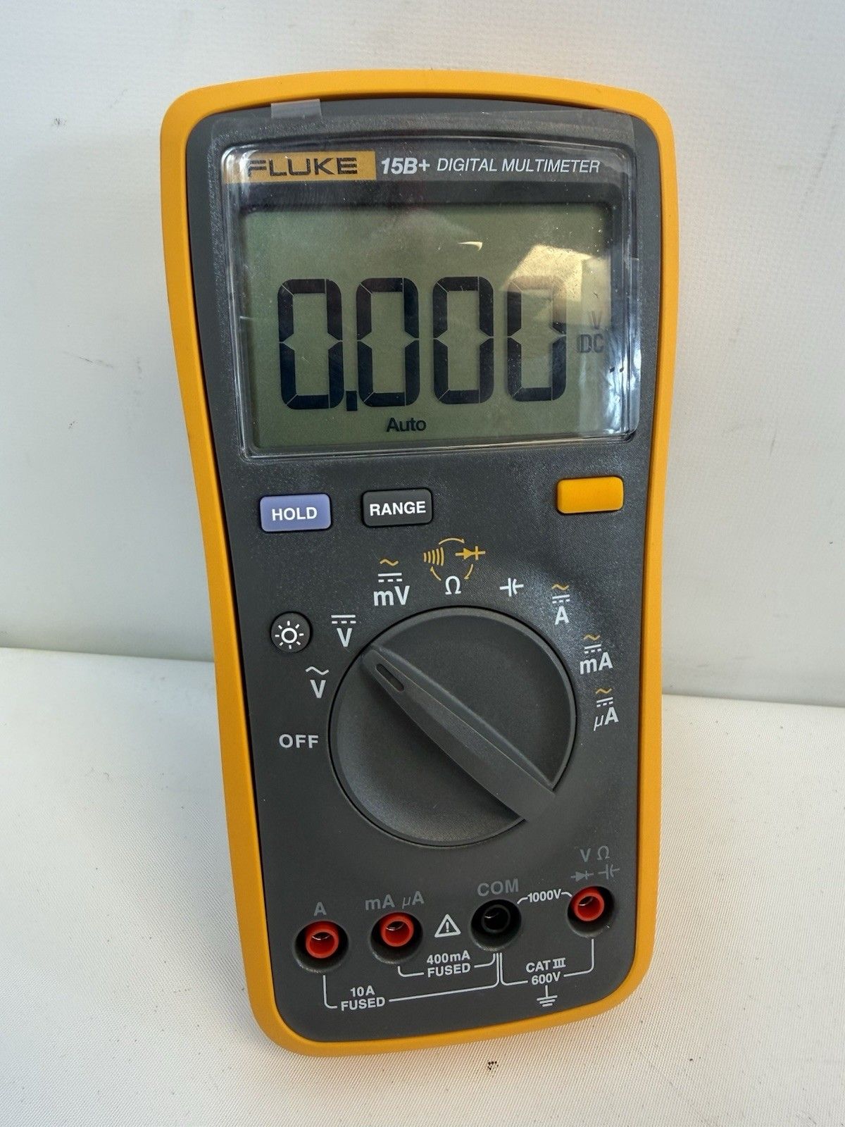 Fluke 15 B CAT III 600 V Digital Multimeter 1000 10 A