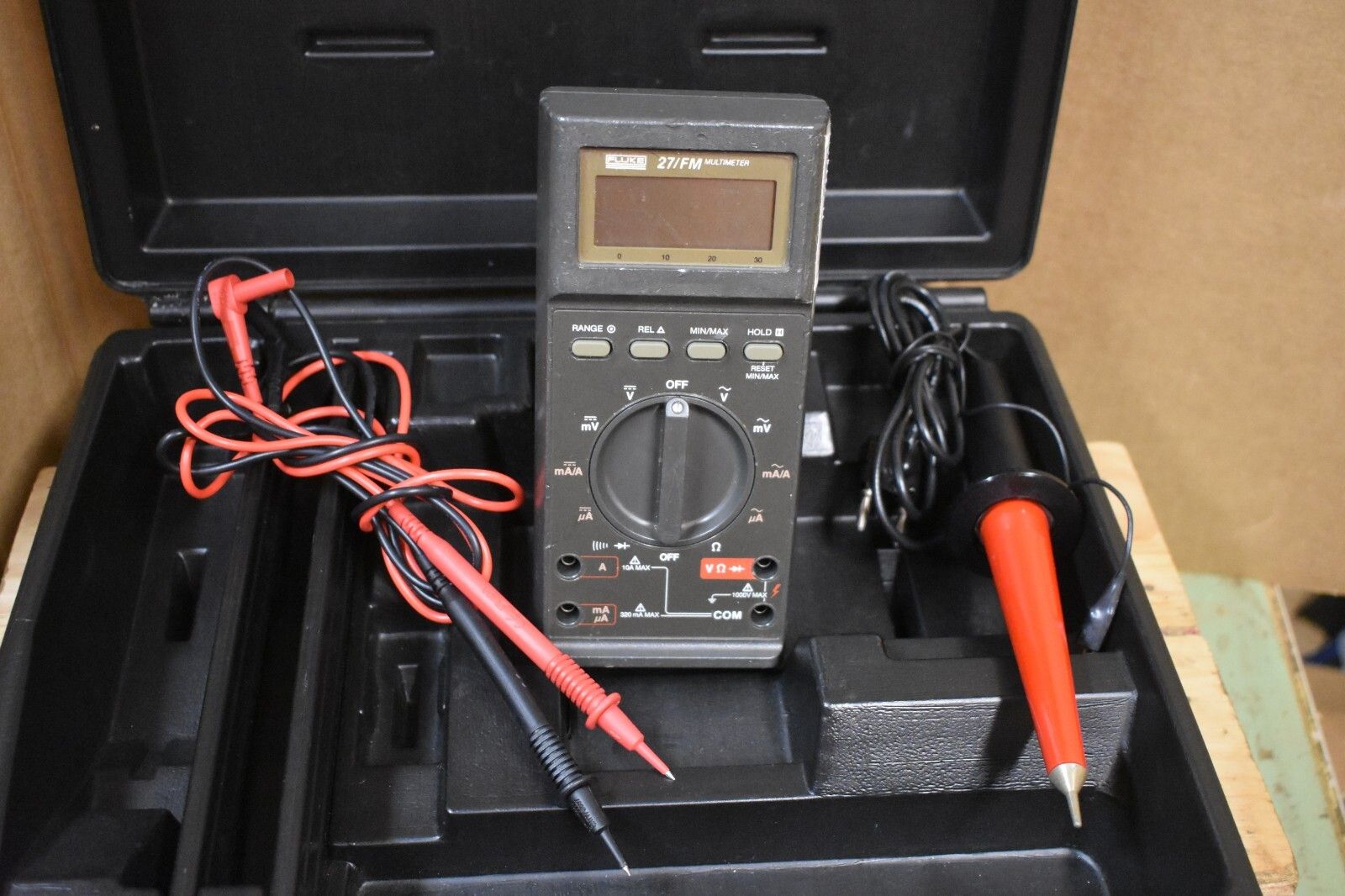 Fluke 27 FM Multimeter Leads 80 K 6 HV Probe