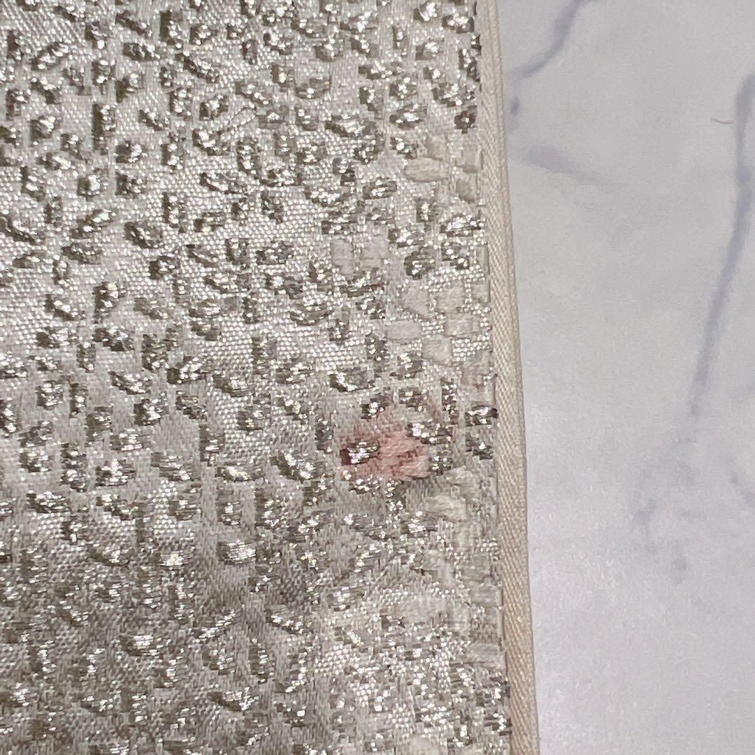 袋帯　桜　観世水　霞取り　流線　銀糸　着物　042t 袋帯 桜 観世水 霞取り 流線 銀糸 着物 042t 【公式通販】