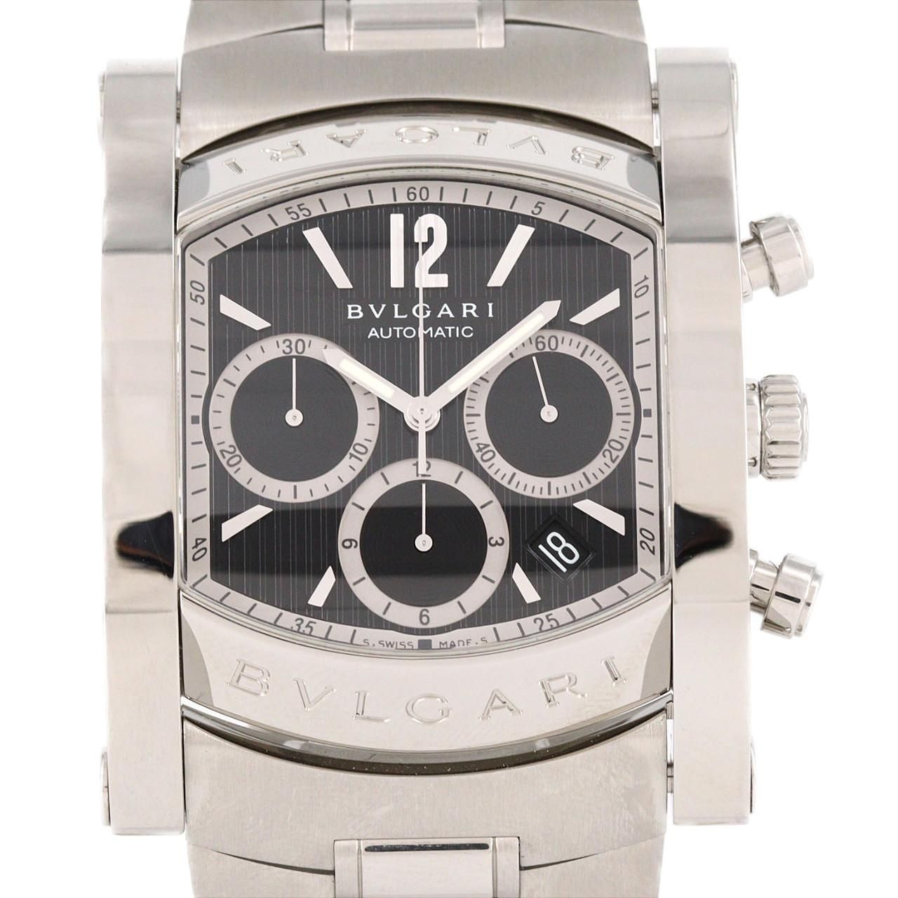 ブルガリ アショーマクロノグラフ AA48SCH AA48BSSDCH AT SS 自動巻