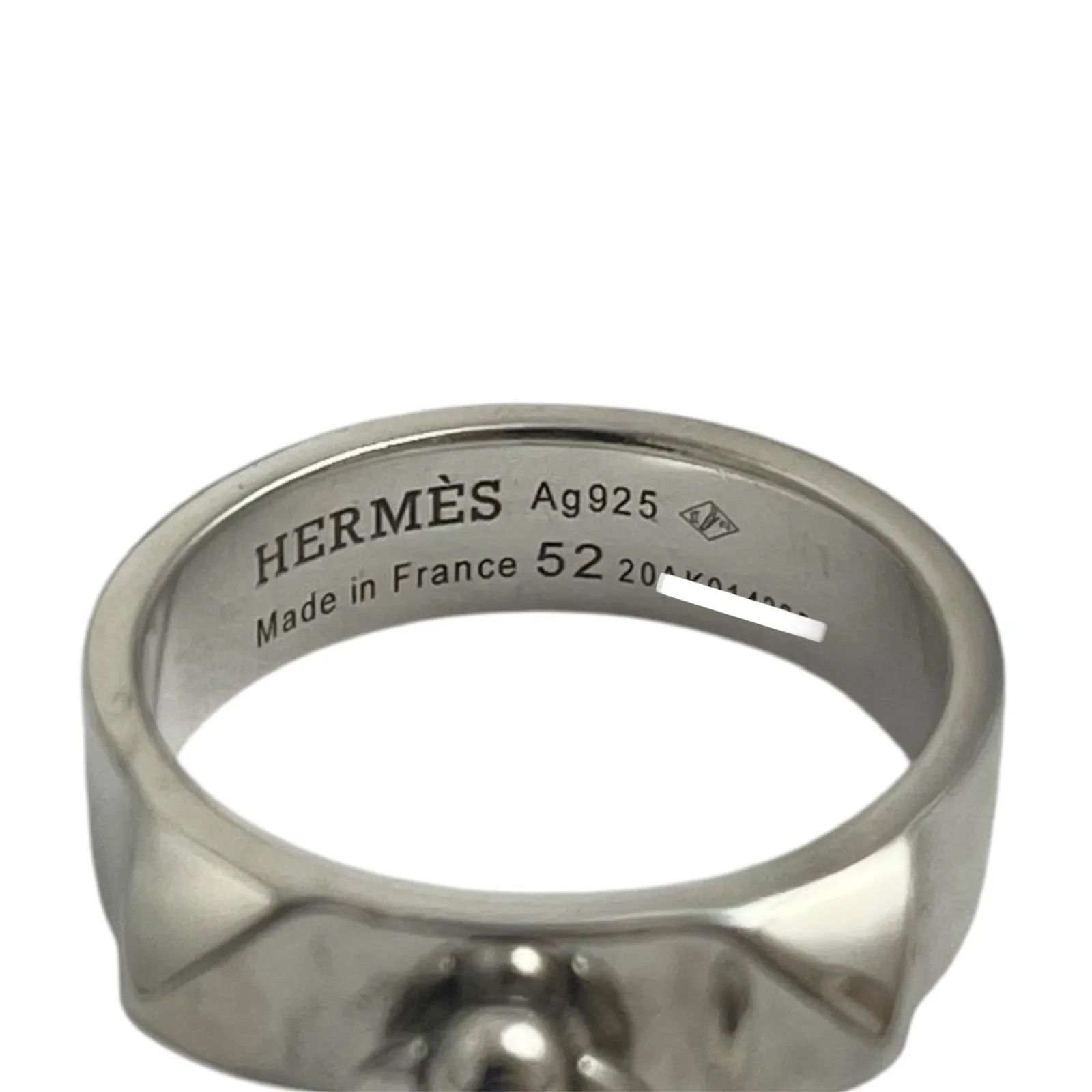 HERMES エルメス コリエドシアン PM リング シルバー 925 サイズ52