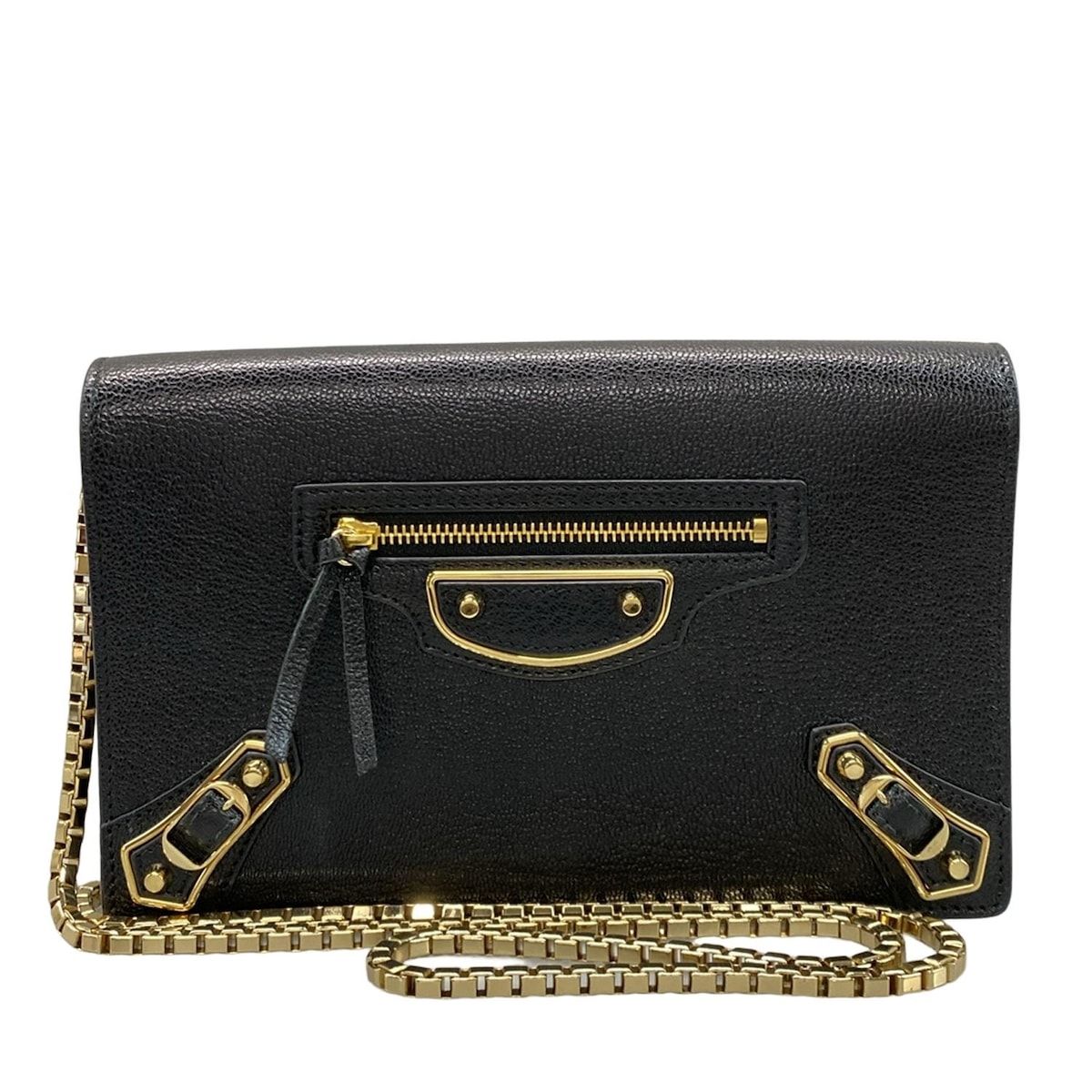 専用　バレンシアガ　チェーンウォレット BALENCIAGA(バレンシアガ) 財布 CUTY チェーンウォレット 444169 黒