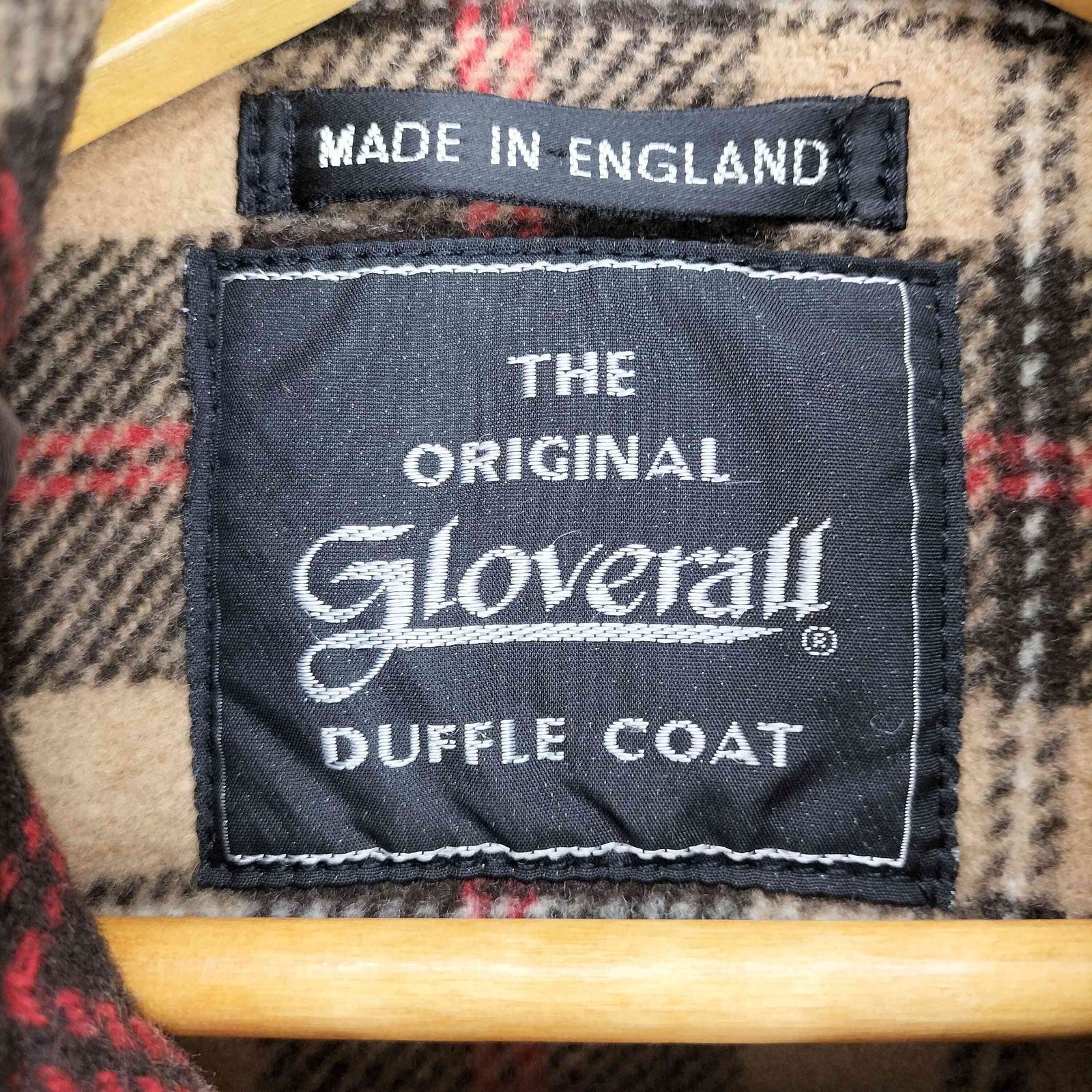 グローバーオール Gloverall MADE IN ENGLAND 裏地チェックダッフル
