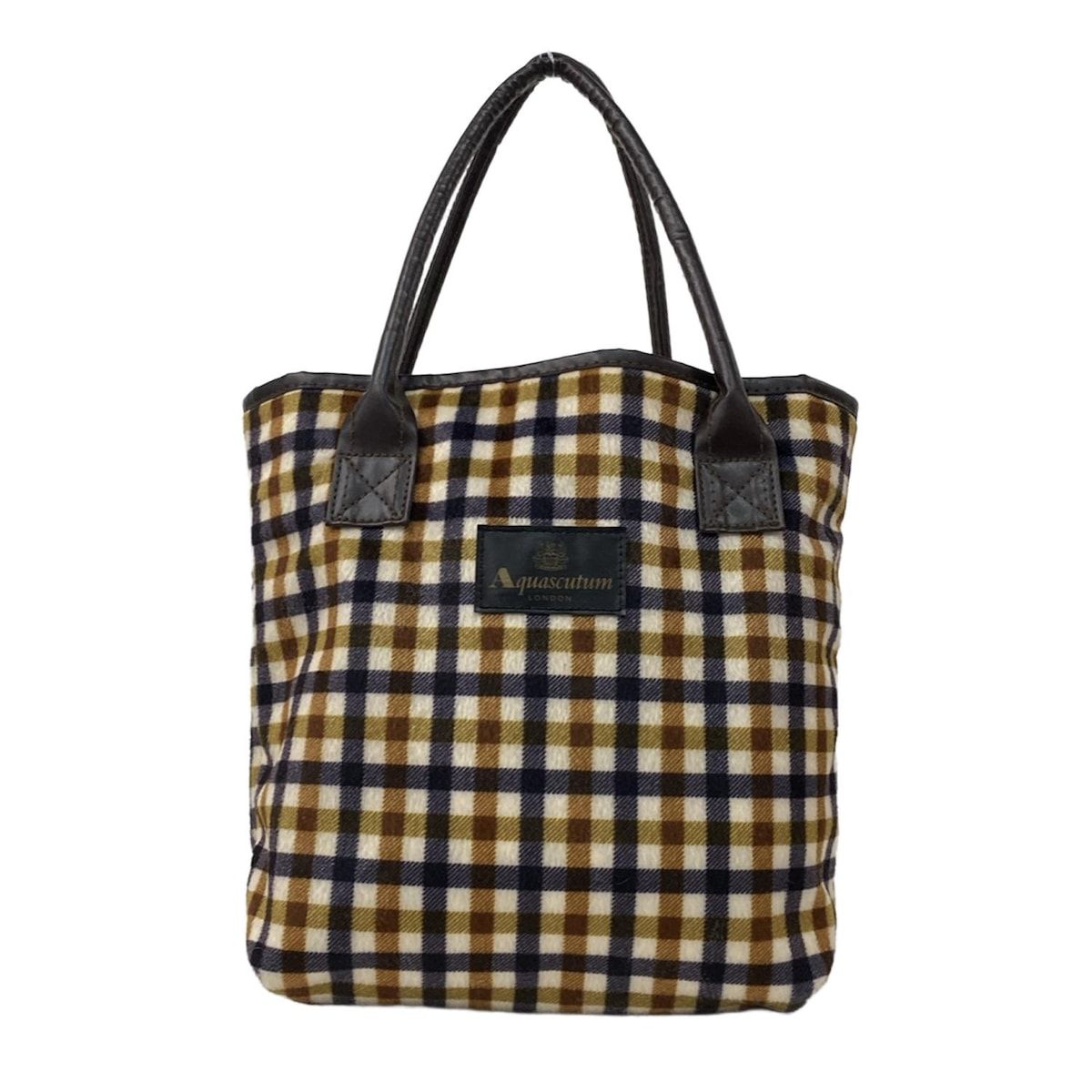 Aquascutum(アクアスキュータム) トートバッグ - ダークブラウン 