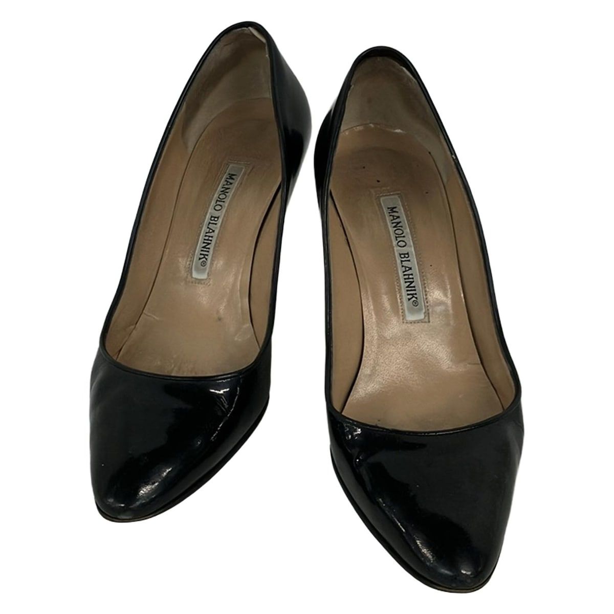 MANOLO BLAHNIK(マノロブラニク) パンプス 37 レディース - 黒 アウト