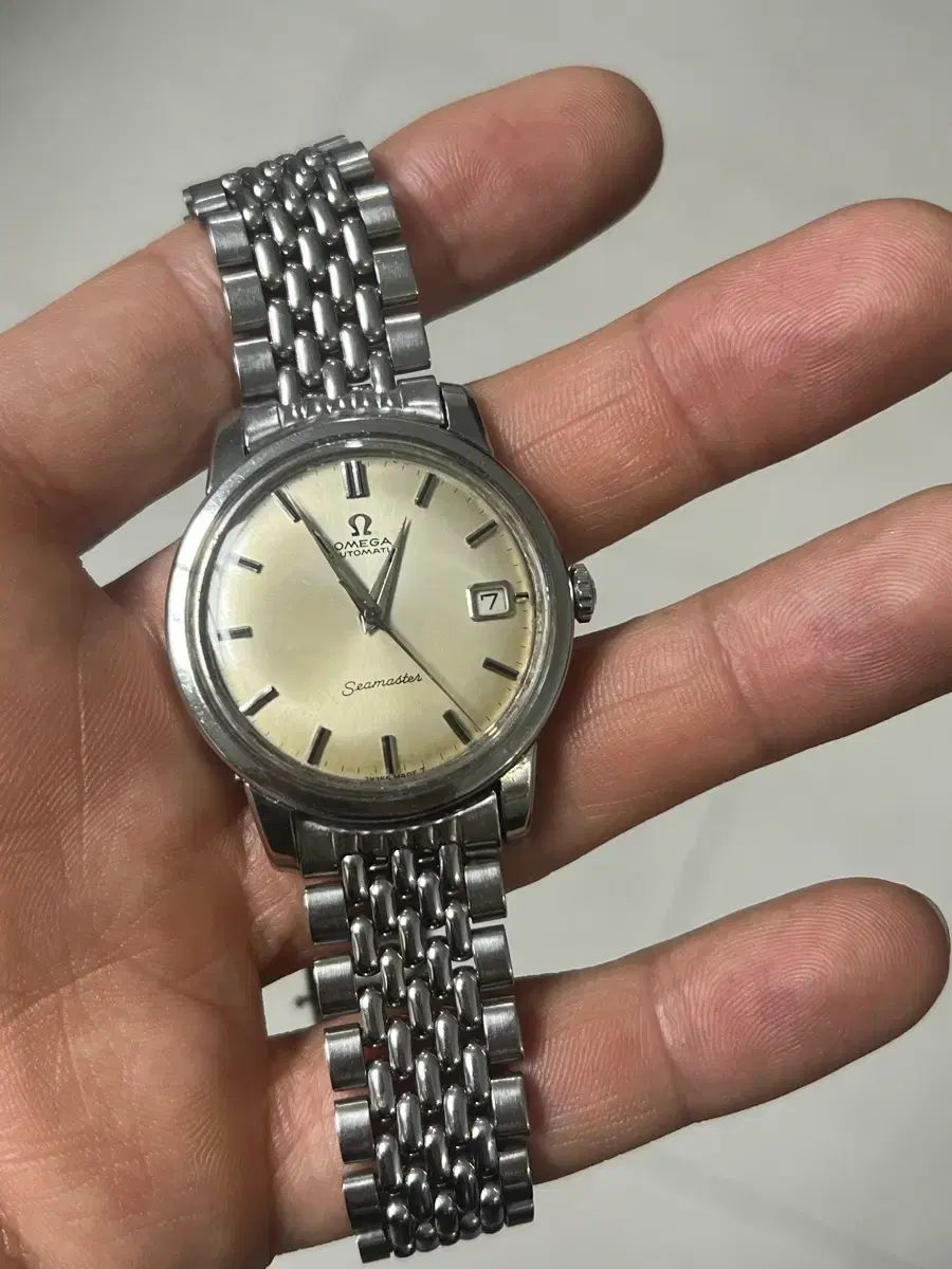  オメガ シーマスター 166 003 カルチムハンズ オートマティック チェック柄 自動巻き時計 腕時計(アナログ)