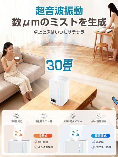 スチーム式X超音波式