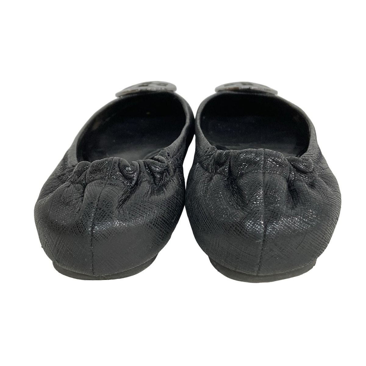 極美品　トリーバーチ　バレーシューズ　フラットシューズ　81/2 ブラック TORY BURCH(トリーバーチ) フラットシューズ 5 1/2 レディース美品 黒