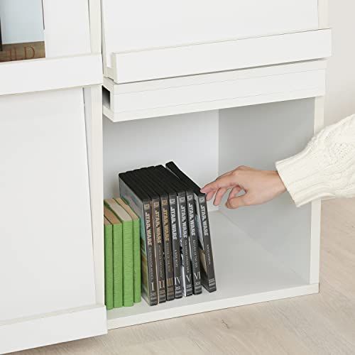 不二貿易 ディスプレイラック 本棚 幅80×奥行46.5×高さ85cm ホワイト 4