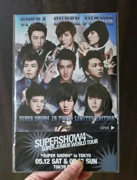 SUPER JUNIOR スーパージュニア TOKYO 東京 スーパーショウ4 記念 モデル アルバム