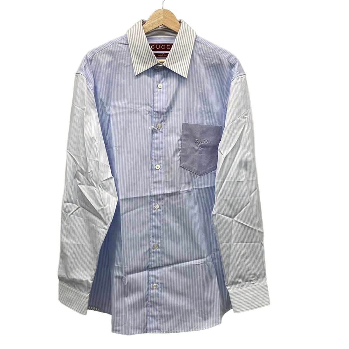 GUCCI(グッチ) 長袖シャツ サイズ48 M メンズ美品 - 833294 ライト