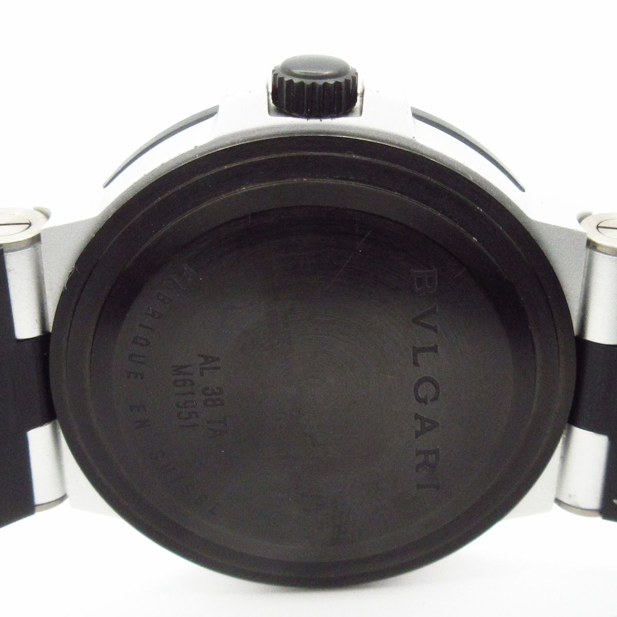 BVLGARI(ブルガリ) 腕時計 アルミニウム AL38TA メンズ ラバーベルト