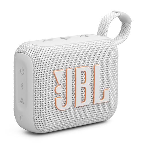 JBL GO 4 Bluetoothスピーカー USB C充電 IP 67防塵防水 アプリ対応 パッシブラジエーター搭載 ポータブル ホワイト d 57 b 9182