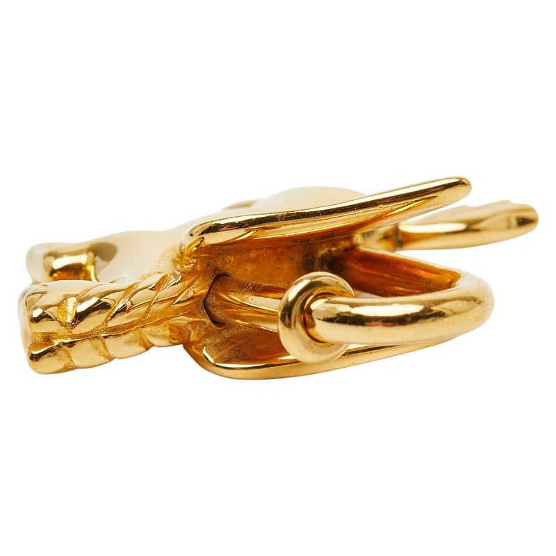 エルメス ペガサス カデナ チャーム ゴールド メッキ レディース