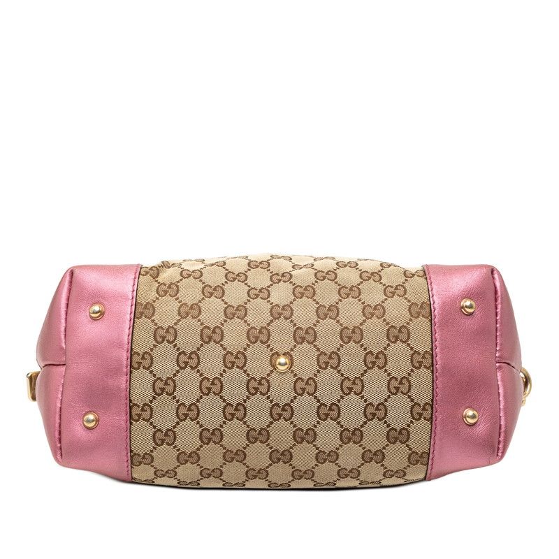 GUCCI グッチ レザー ハンドバッグ ショルダーバッグ 2way ピンク