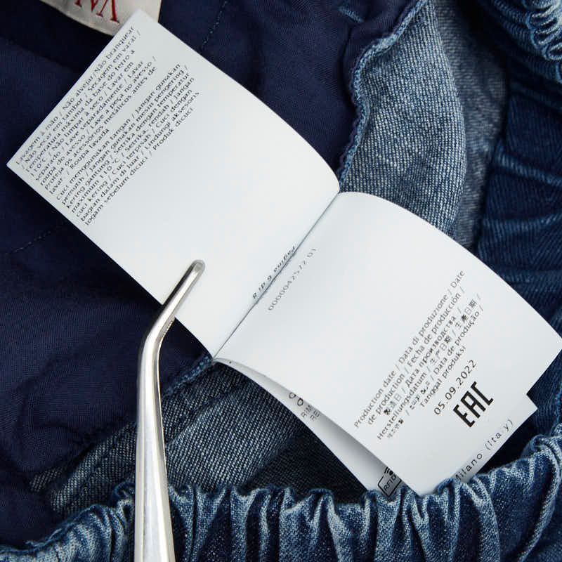 ヴァレンティノ デニム イージー ショートパンツ サイズ36 インディゴ