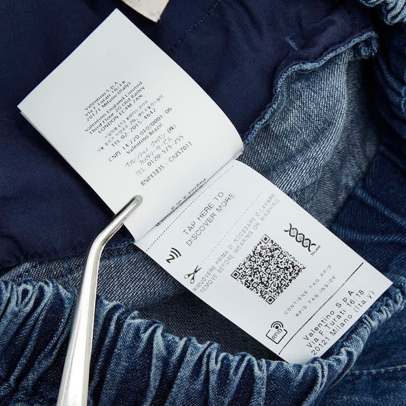 ヴァレンティノ デニム イージー ショートパンツ サイズ36 インディゴ