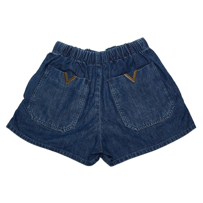ヴァレンティノ デニム イージー ショートパンツ サイズ36 インディゴ