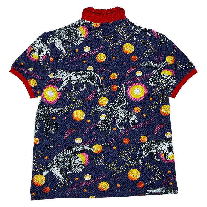 GUCCI ネイビー　ポロシャツ 784644_XKD2A_4137_005_100_0000