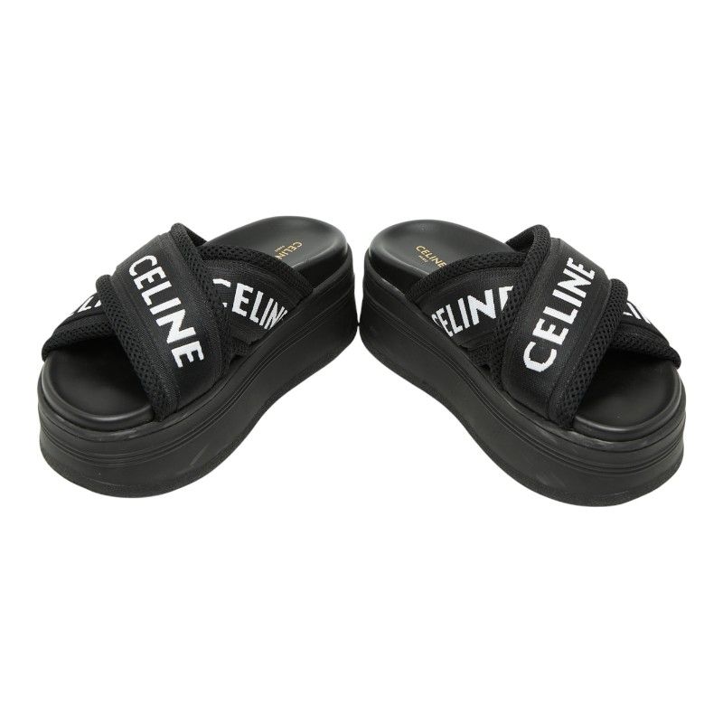 セリーヌ ブロックスライド サンダル サイズ36 RM0223 ブラック