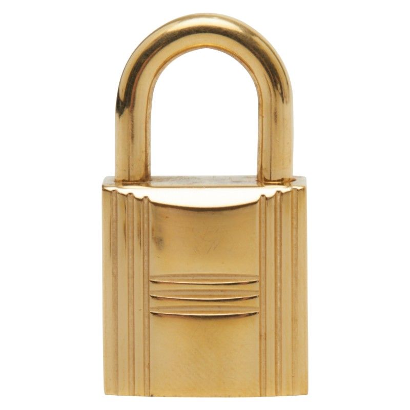 エルメス カデナ 南京錠 キー セット ゴールド メッキ レディース