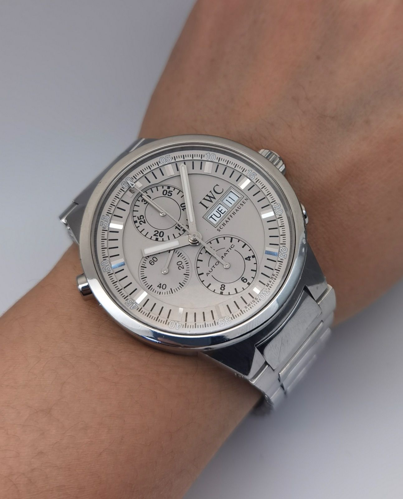 中古 IWC GST クロノグラフ IW371508 スプリットセコンド ラトラパンテ