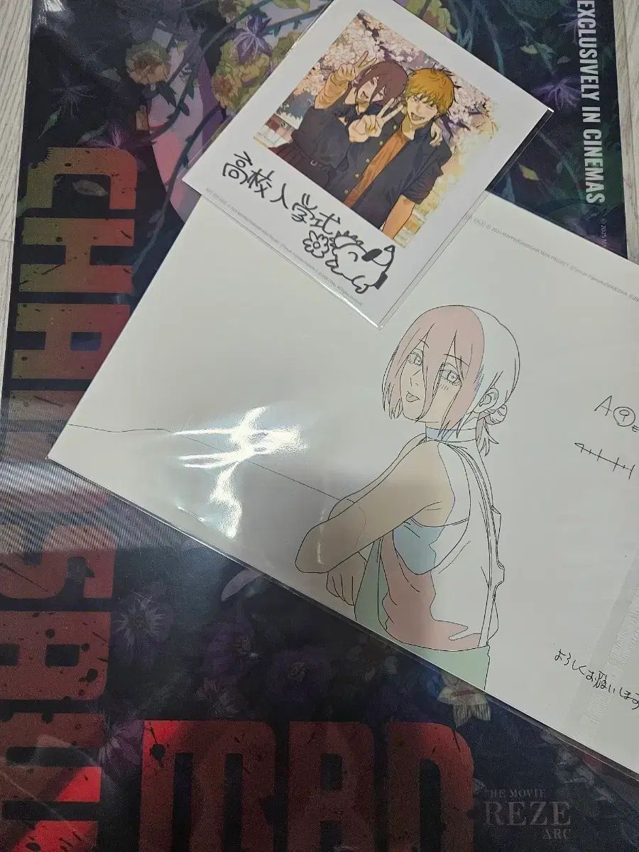 まとめ売り チェンソーマン レゼ レンチキュラー ポスター 原画ポスター チェキ ポラロイド