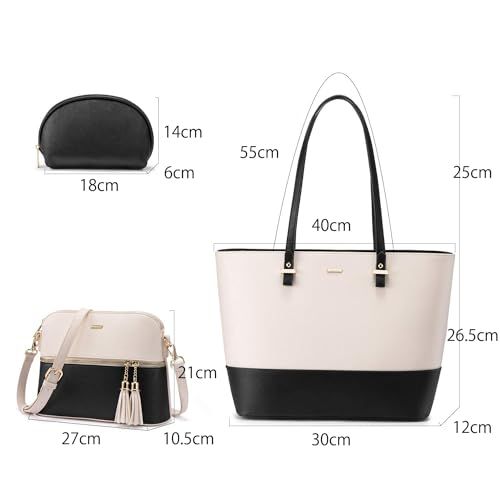  バッグ レディース トートバッグ ショルダーバッグ ハンドバッグ 通勤 鞄女性用 3点セット 切り替え色 底鋲 a 4 ビジネス 入学式 プレゼント e 9117 cc 1 その他 キッチン 食器