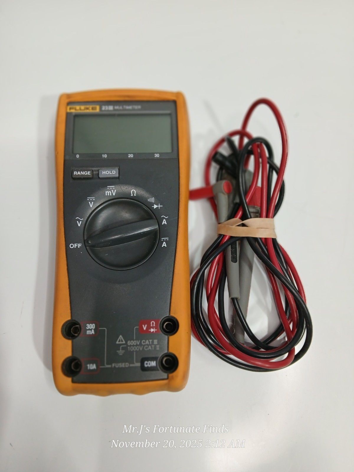 Fluke 23 III Digital Multimeter Works Great Au 2476
