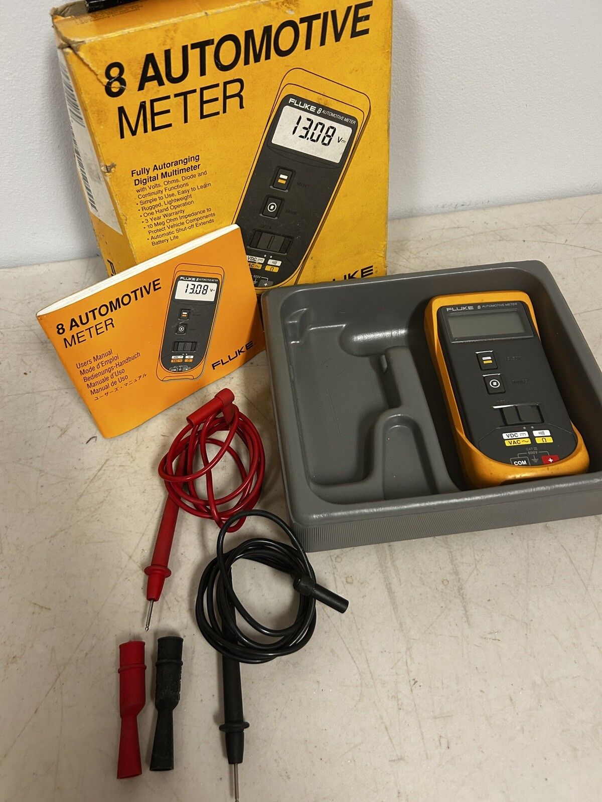 Fluke 8 Automotive Multimeter Un