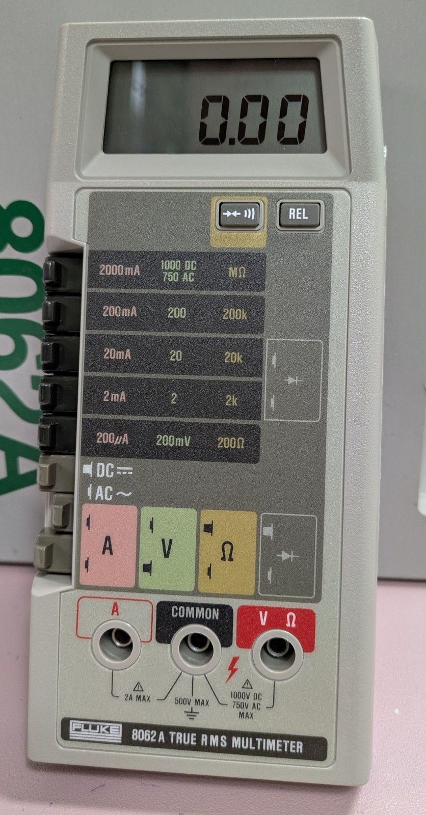 FLUKE 8062 A 4 1 2 Digit Multimeter Digital Handheld