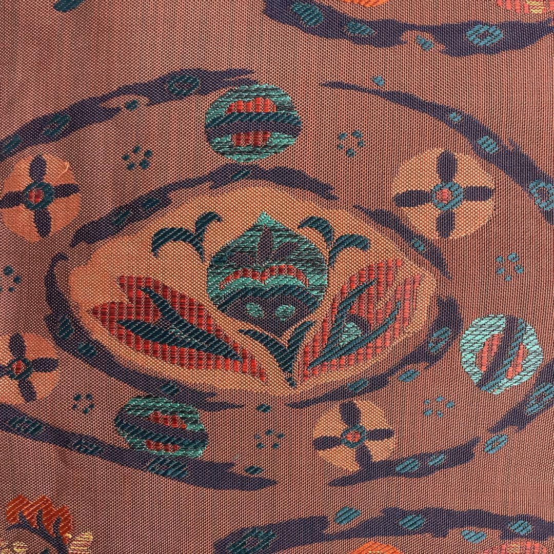 名古屋帯　唐花模様　鹿模様　リーフ模様　着物　101t 名古屋帯 唐花模様 鹿模様 リーフ模様 着物 101t 【公式通販】