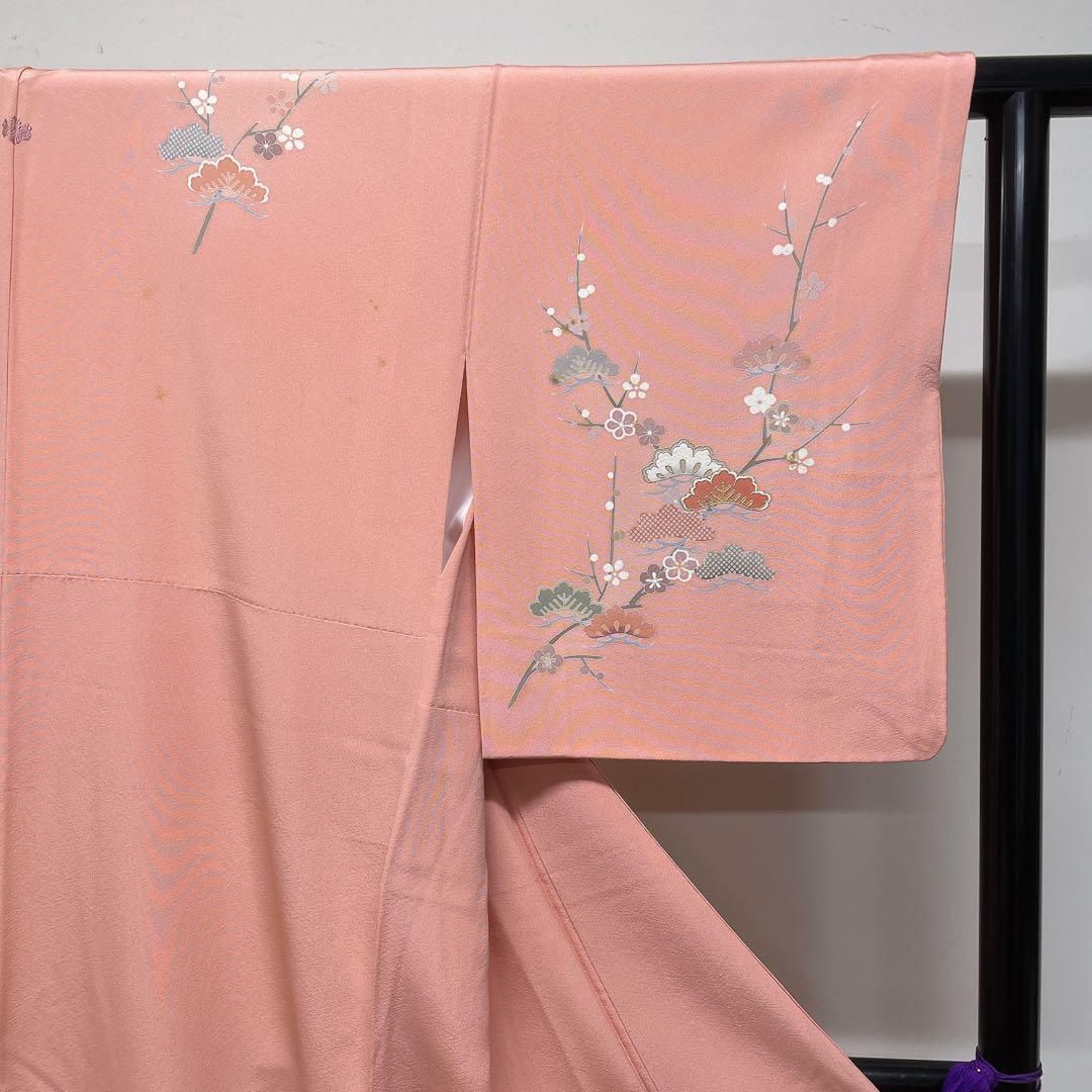 金彩　松模様　松竹梅　訪問着　着物　101t 金彩 松模様 松竹梅 訪問着 着物 101t 【公式通販】