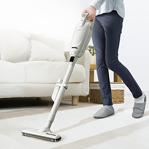 マキタ Makita 充電式クリーナ アイボリー バッテリ内蔵式 10 8 V 2 Ah 充電器付 m