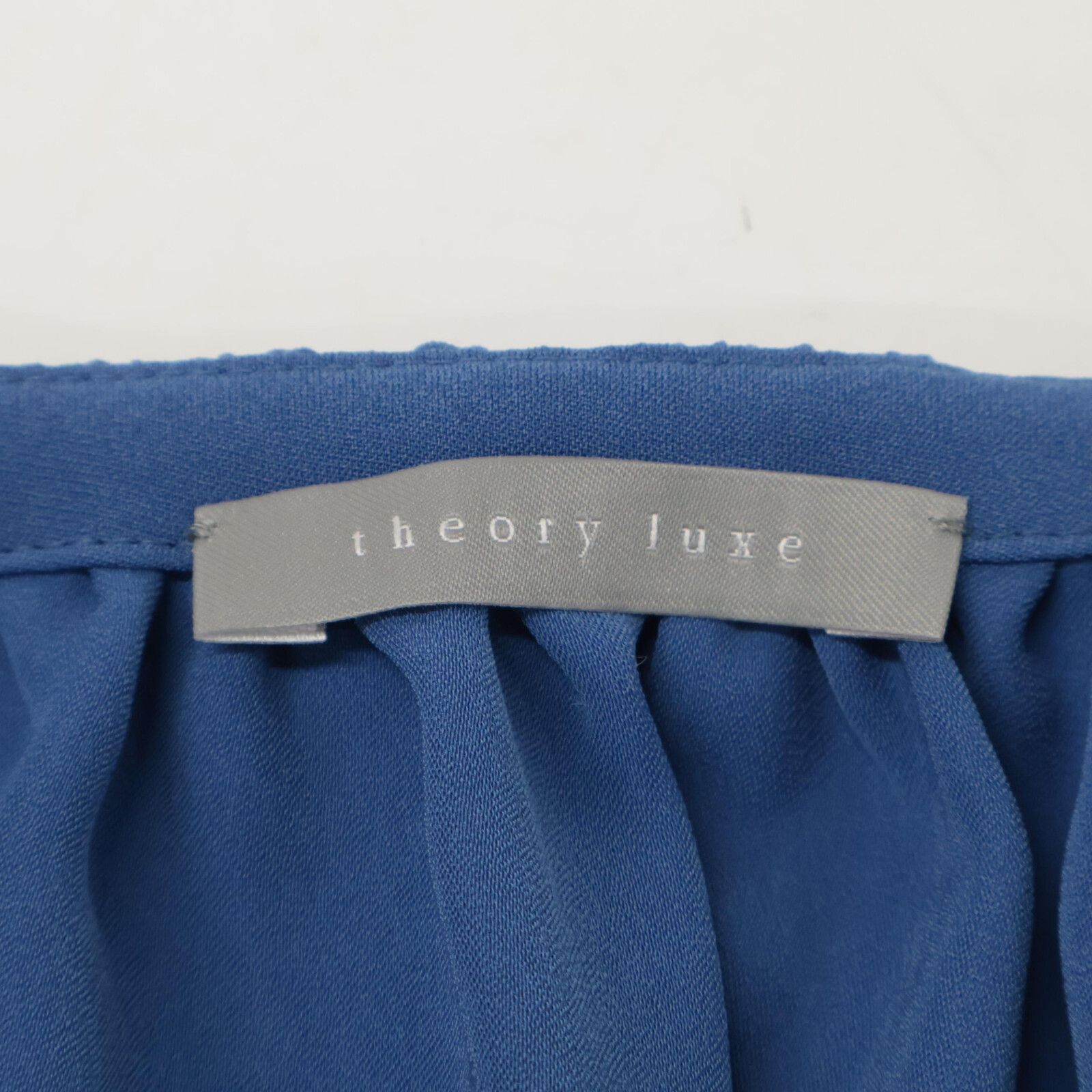 theory luxe セオリーリュクス 24年製 ﾌﾞﾙｰ Marvine Nolia ｼｮｰﾄｽﾘｰﾌﾞ