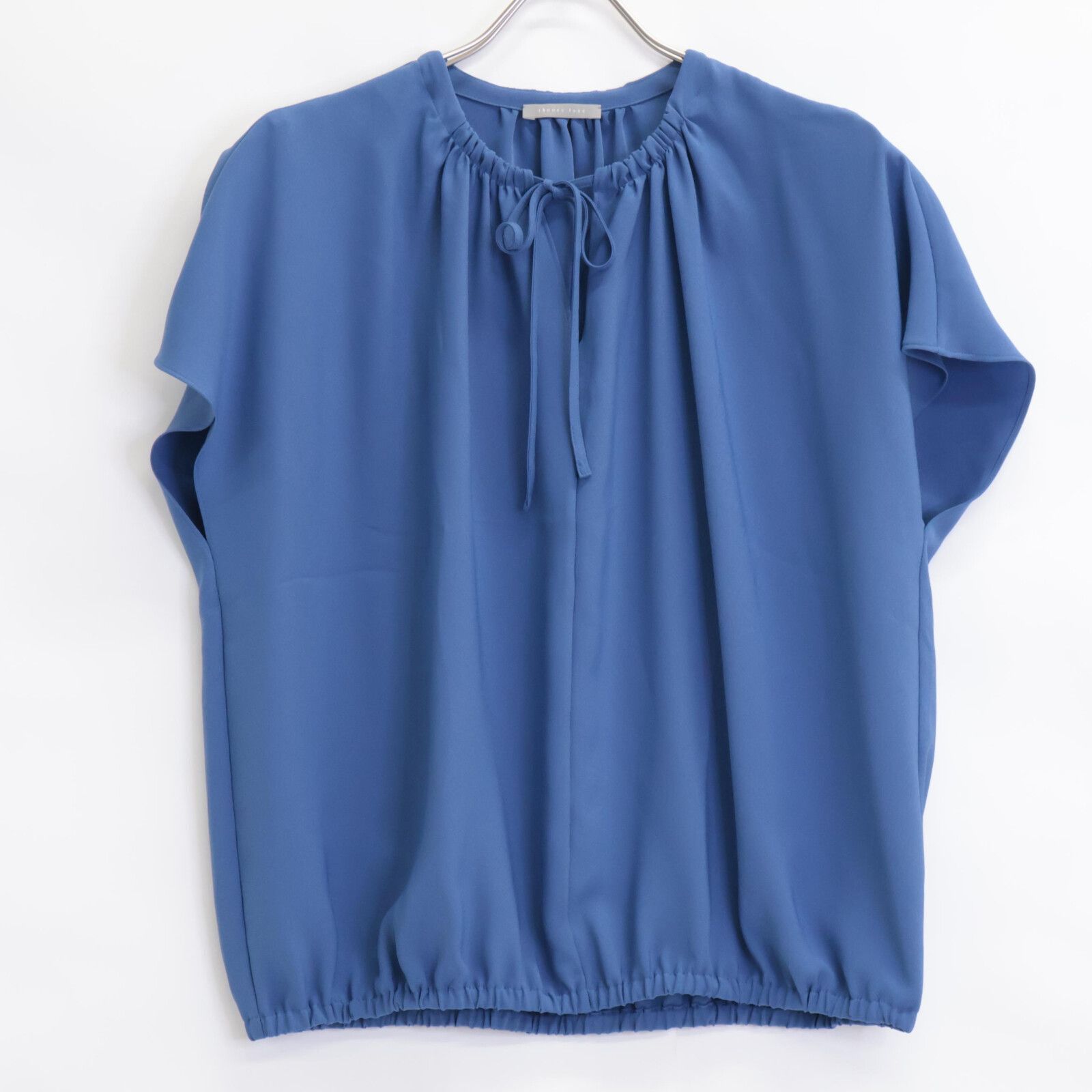 theory luxe セオリーリュクス 24年製 ﾌﾞﾙｰ Marvine Nolia ｼｮｰﾄｽﾘｰﾌﾞ