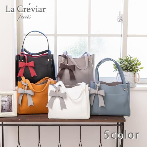 VIVID HORN La Creviar ビーノ ハンドバッグ リボン 2 way ショルダーバッグ レディース 軽量 大容量 プレゼント 3102 e 9 d 189 f