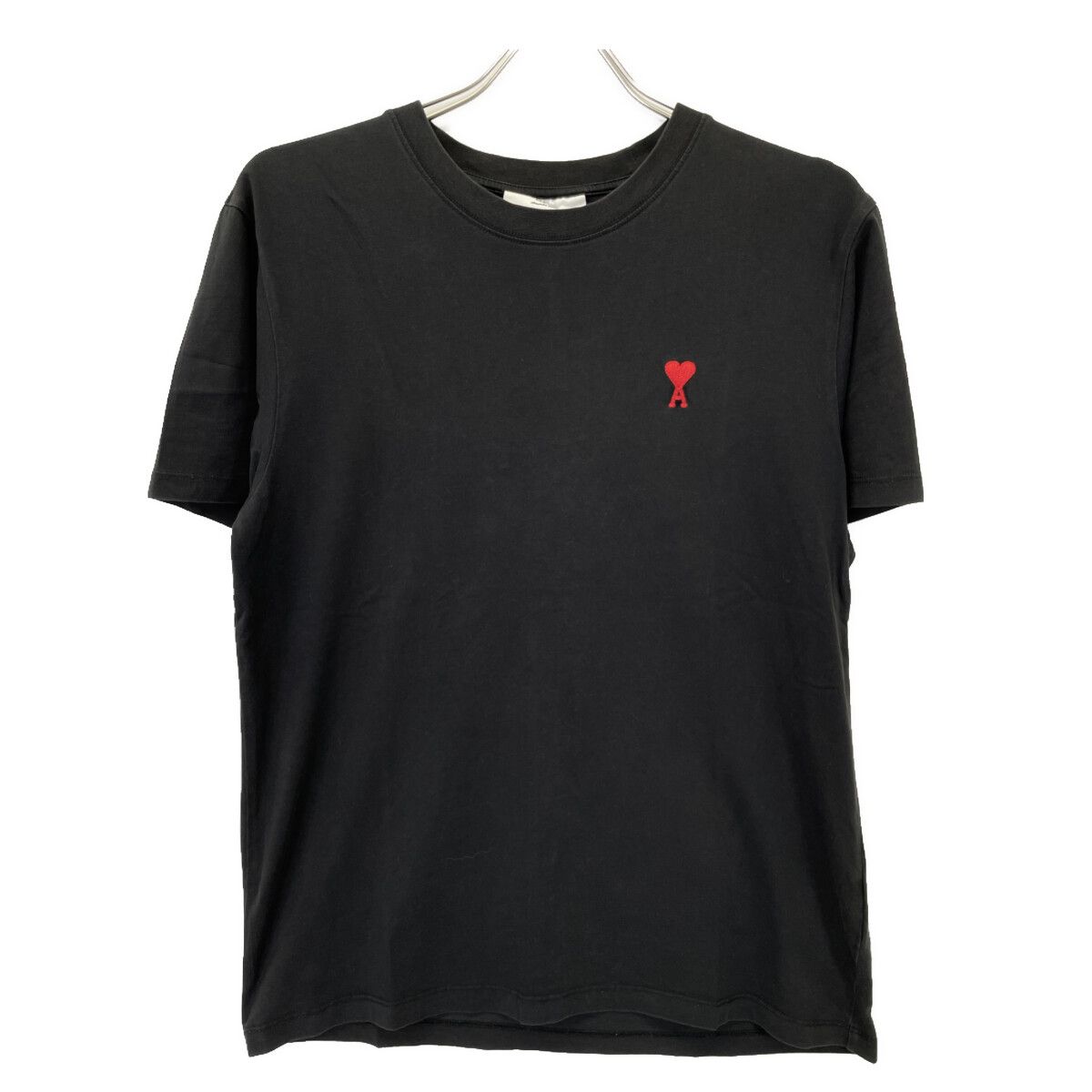 ami paris Tシャツ 赤いハート刺繍 AMI PARIS 刺繍 Tシャツ 【公式通販】