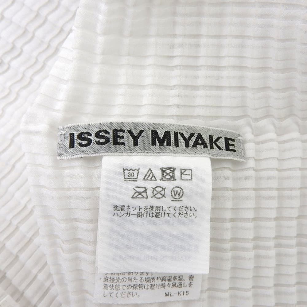 ISSEY MIYAKE イッセイミヤケ 美品 ポリエステル ラメ加工 スクエア