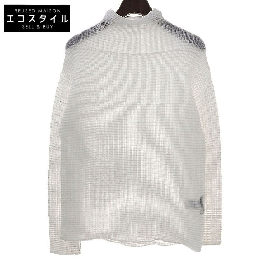 ISSEY MIYAKE イッセイミヤケ 美品 ポリエステル ラメ加工 スクエア