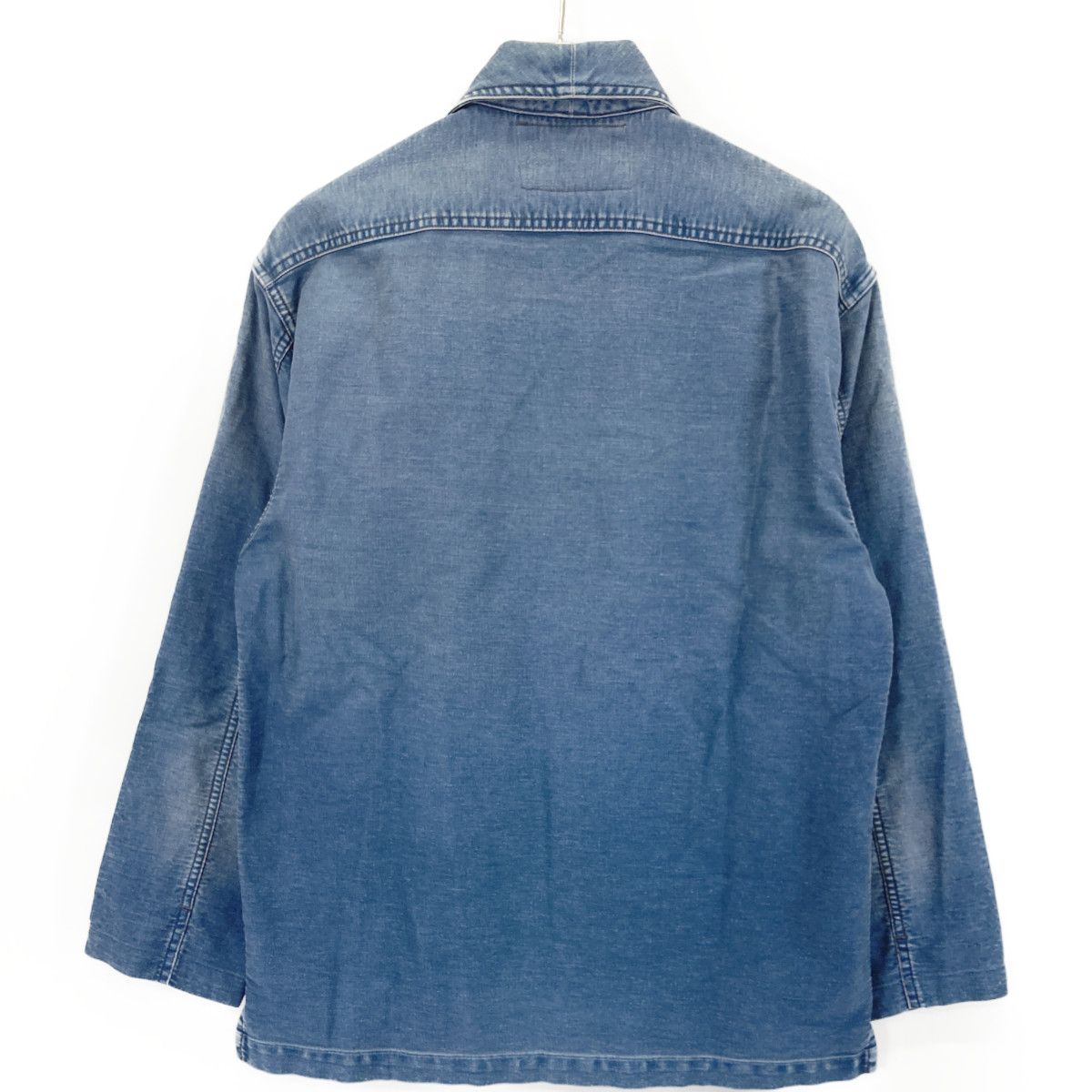 RRL ダブルアールエル Z-26-64 ｲﾝﾃﾞｨｺﾞ ﾓｰﾙｽｷﾝ ｼｮｰﾙｶﾗｰ ﾃﾞﾆﾑ ｶﾊﾞｰｵｰﾙ M